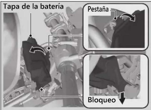 Honda CBF300 (2019) - Elevación del depósito de combustible - 2