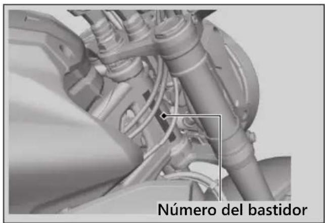 Honda CBF300 (2019) - Números de serie - 1