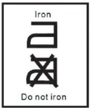 Iron Do not iron