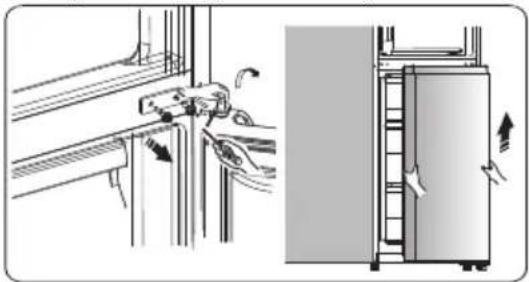 Meireles MFC 354 W - Invertendo a porta - 5