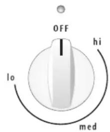 OFF hi lo med