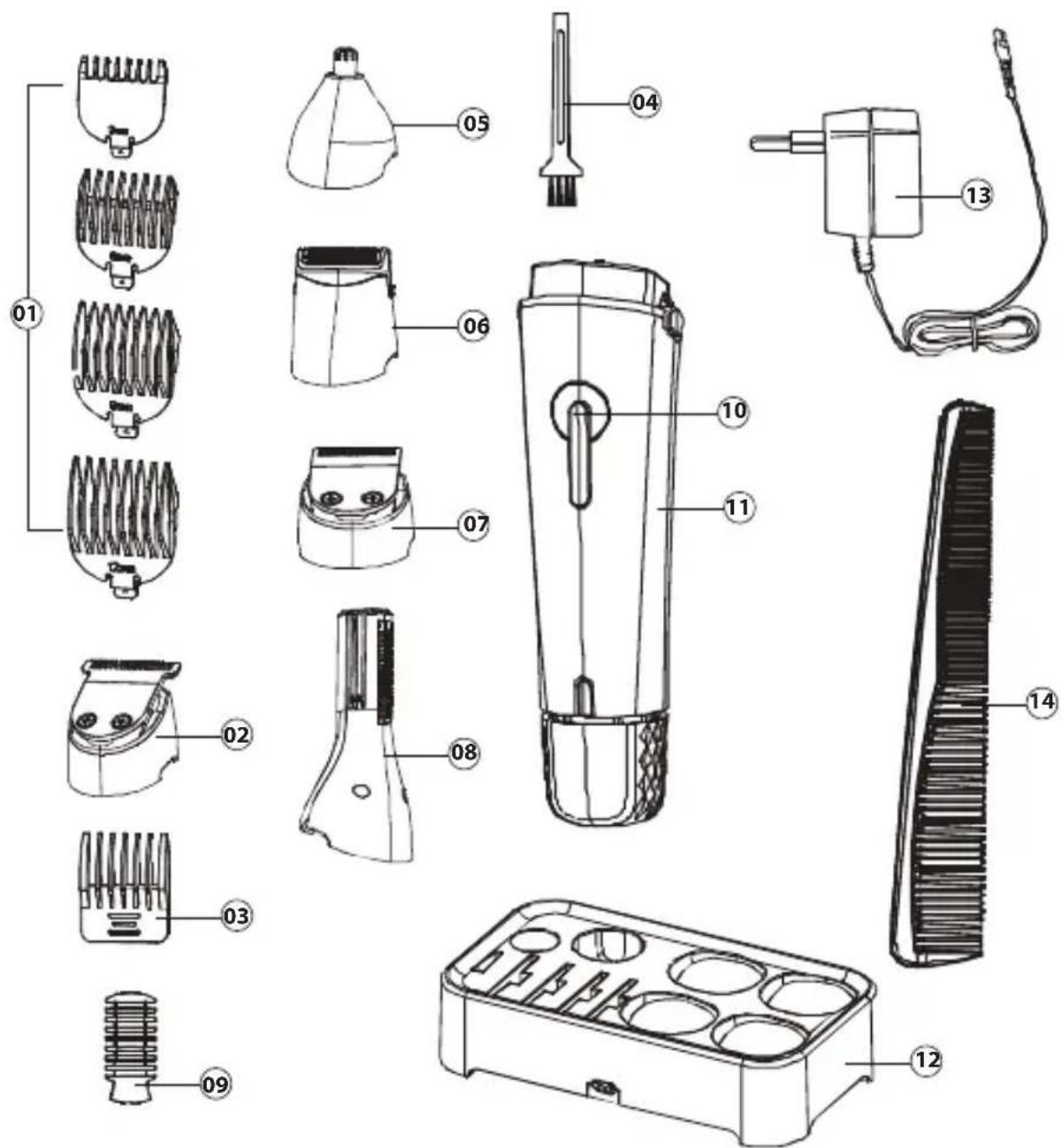 Philco Aqua PAP03 - COMPONENTES - 1