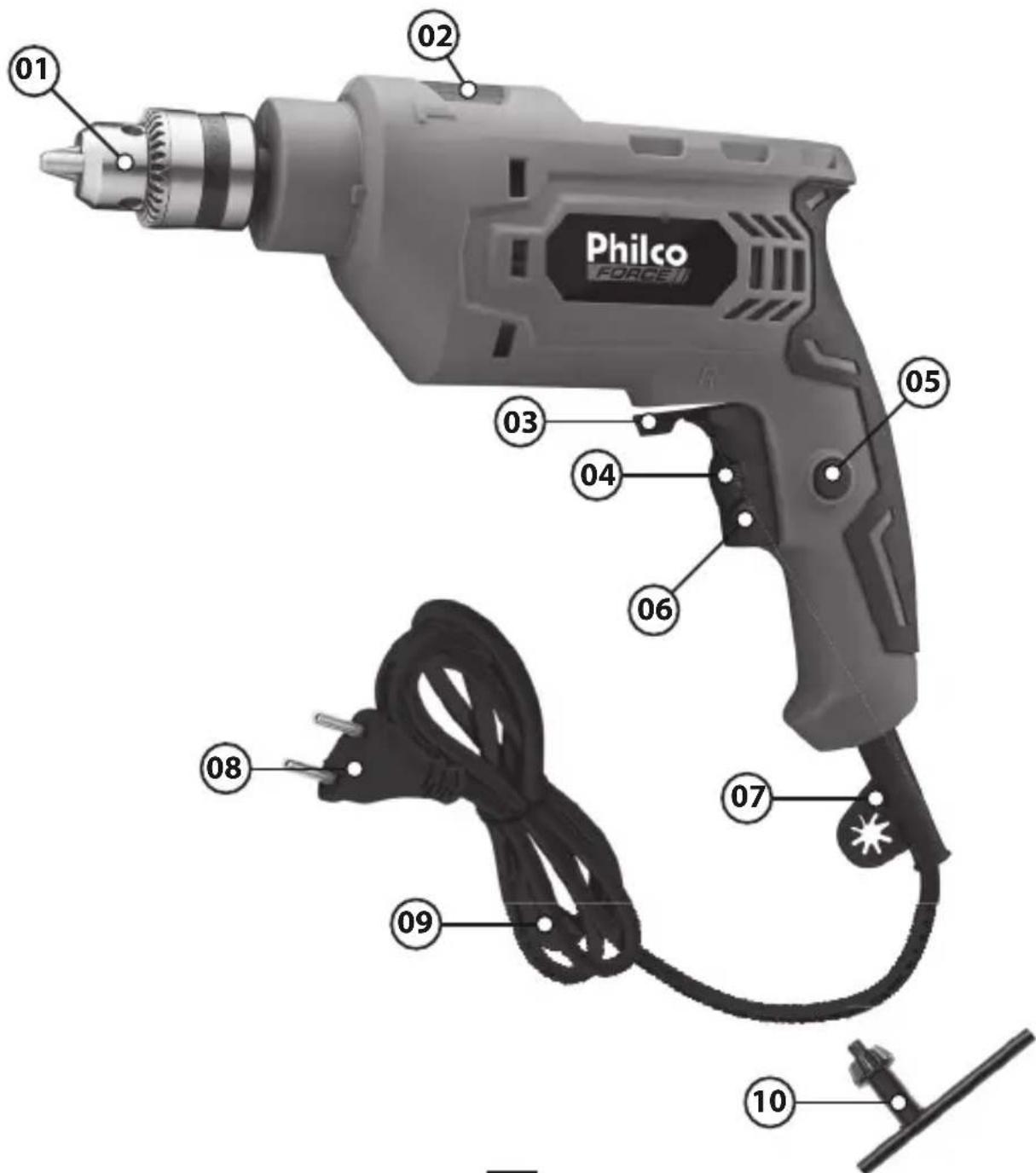 Philco PFU01 - COMPONENTES - 1