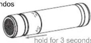 ndos hold for 3 seconds
