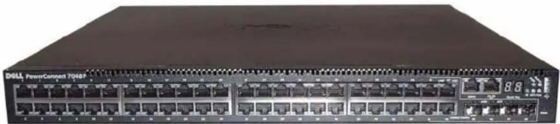 DELL PowerConnect 7024F - PowerConnect 7000 系列 前面板 - 5