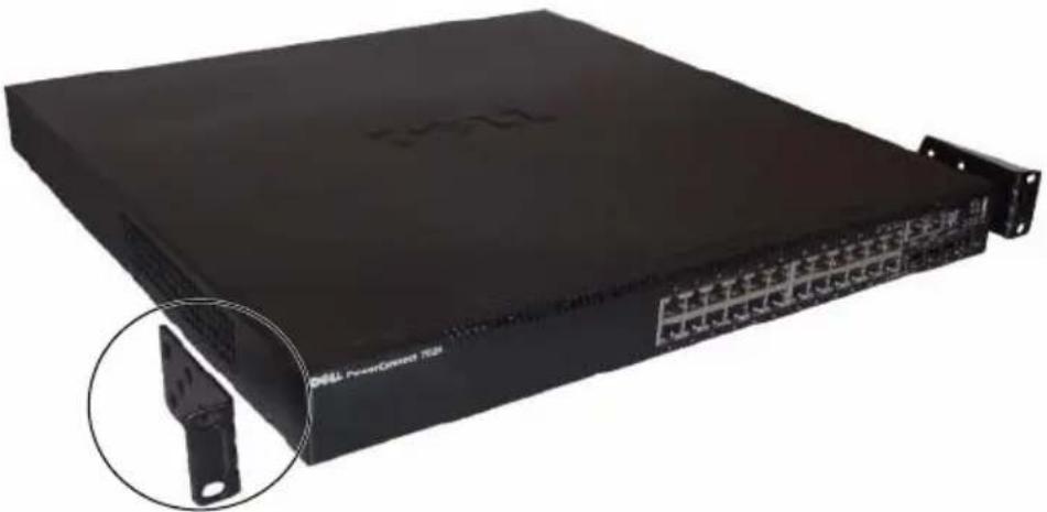 DELL PowerConnect 7024F - 在机架中安装 - 4
