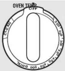 OVEN TEMPO OFF CLEAN 250 250 300 350 400 450 500 550 600 BROT