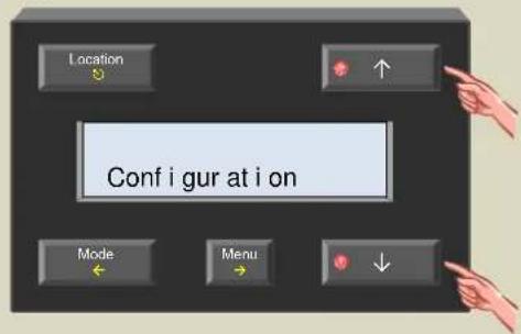 Location Config i gurat i on Mode Menu