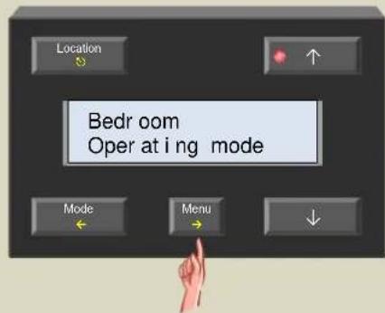 Bedroom Operating mode