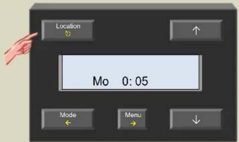 Location ↑ Mo 0:05 Mode Menu