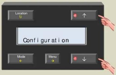 Location Configuration Mode Menu