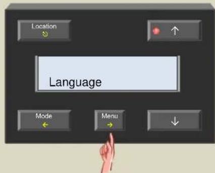 Location Language Mode Menu