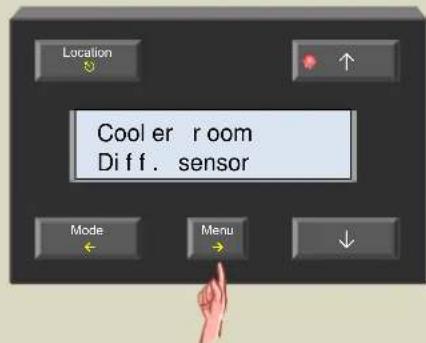 Cool er room Diff. sensor