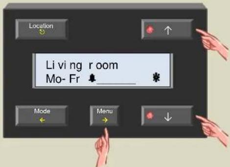 Location Li vi ng room Mo- Fr ____ Mode Menu