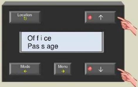 Location Of i ce Pass s age Mode Menu
