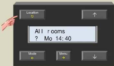 Location All rooms ? Mo 14: 40 Mode Menu