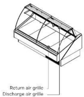 Return air grille Discharge air grille