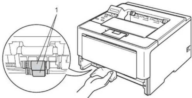BROTHER HL-6182DW - Limpando o rolo de levantamento de papel - 2