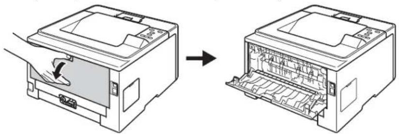 BROTHER HL-6182DW - Impressão em papel grosso, etiquetas e envelopes da bandeja MU - 2