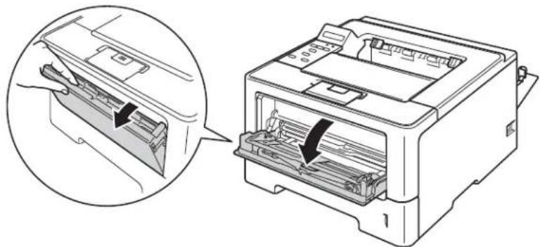 BROTHER HL-6182DW - Impressão em papel grosso, etiquetas e envelopes da bandeja MU - 3