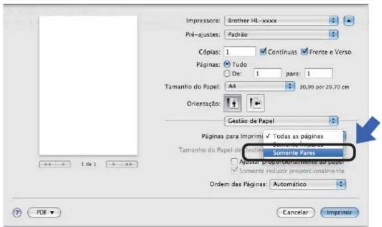 Impressora: Brother HL-xxxx Pré-ajustes: Padrão Cóplas: 1 Continuas Frente e Verso Páginas: Tudo para: 1 De: 1 Tamanho do Papel: A4 20,99 por 29,70 cm Orientação: Gestão de Papel Páginas para Imprimi Todas as páginas Tamanho do Papel de Gestão Somente Impratos Somente Pares Ajuste proporcionalmente ao papel Somente reduzir proporcionalmente Ordem das Páginas: Automático I de 1 Cancelar Imprimir