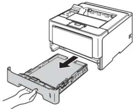 BROTHER HL-6182DW - O papel está preso dentro da máquina - 1