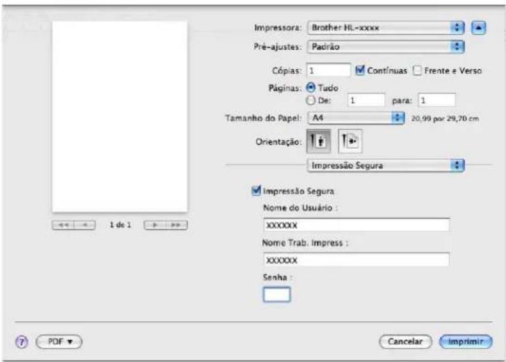 Impressora: Brother HL-xxxx Pré-ajustes: Padrão Cópias: 1 Contínuas Frente e Verso Páginas: Tudo para: 1 Tamanho do Papel: A4 20,99 por 29,70 cm Orientação: Impressão Segura Impressão Segura Nome do Usuário : XXXXXX Nome Trab. Impress : XXXXXX Senha : 1 de 1 PDF Cancelar Imprimir