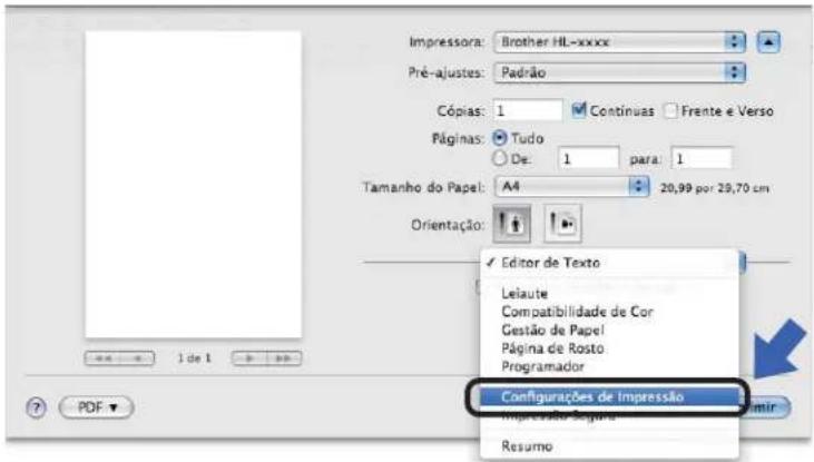 Impressora: Brother HL-xxxx Pré-ajustes: Padrão Cópias: 1 Continuas Frente e Verso Páginas: Tudo para: 1 De: 1 Tamanho do Papel: A4 20,99 por 29,70 cm Orientação: Editor de Texto Lelaute Compatibilidade de Cor Gestão de Papel Página de Rosto Programador Configurações de Impressão Impressão Segura Resumo PDF