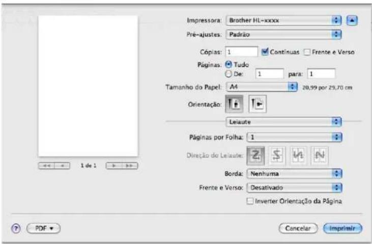 Impressora: Brocher HL-xxxx Pré-ajustes: Padrão Cópias: 1 Continuas Frente e Verso Páginas: Tudo para: 1 De: 1 Tamanho do Papel: A4 20,99 por 29,70 cm Orientação: Leiaute Páginas por Folha: 1 Direção do Leiaute: Borda: Nenhuma Frente e Verso: Desativado Inverter Orientação da Página PDF Cancelar Imprimir