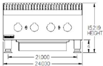152.19 HEIGHT 4 21000 24000