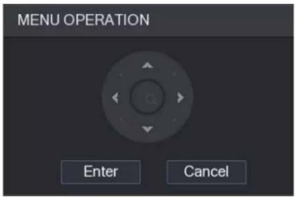 MENU OPERATION Enter Cancel