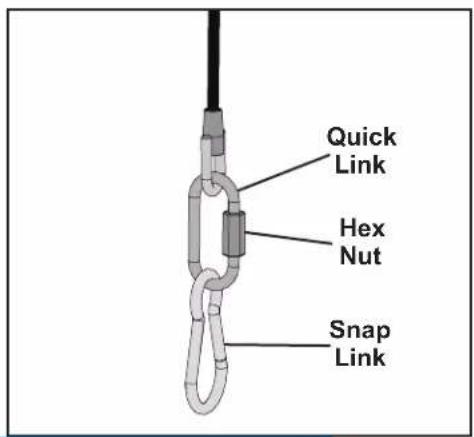 Quick Link Hex Nut Snap Link