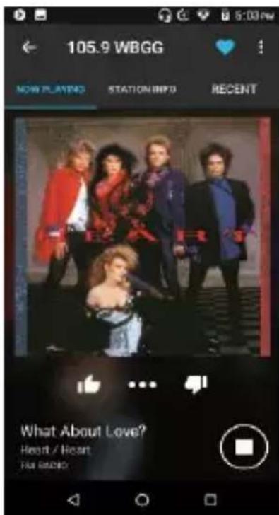 105.9 WBGG NOW PLAYING STATION INFO RECENT What About Love? Heart / Heart For Radio