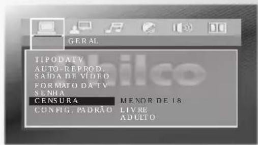 Philco PH140 - •Censura (RATING) - 1