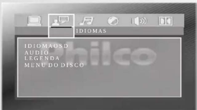 Philco PH140 - Configuração do Idioma - Language Setup - 1