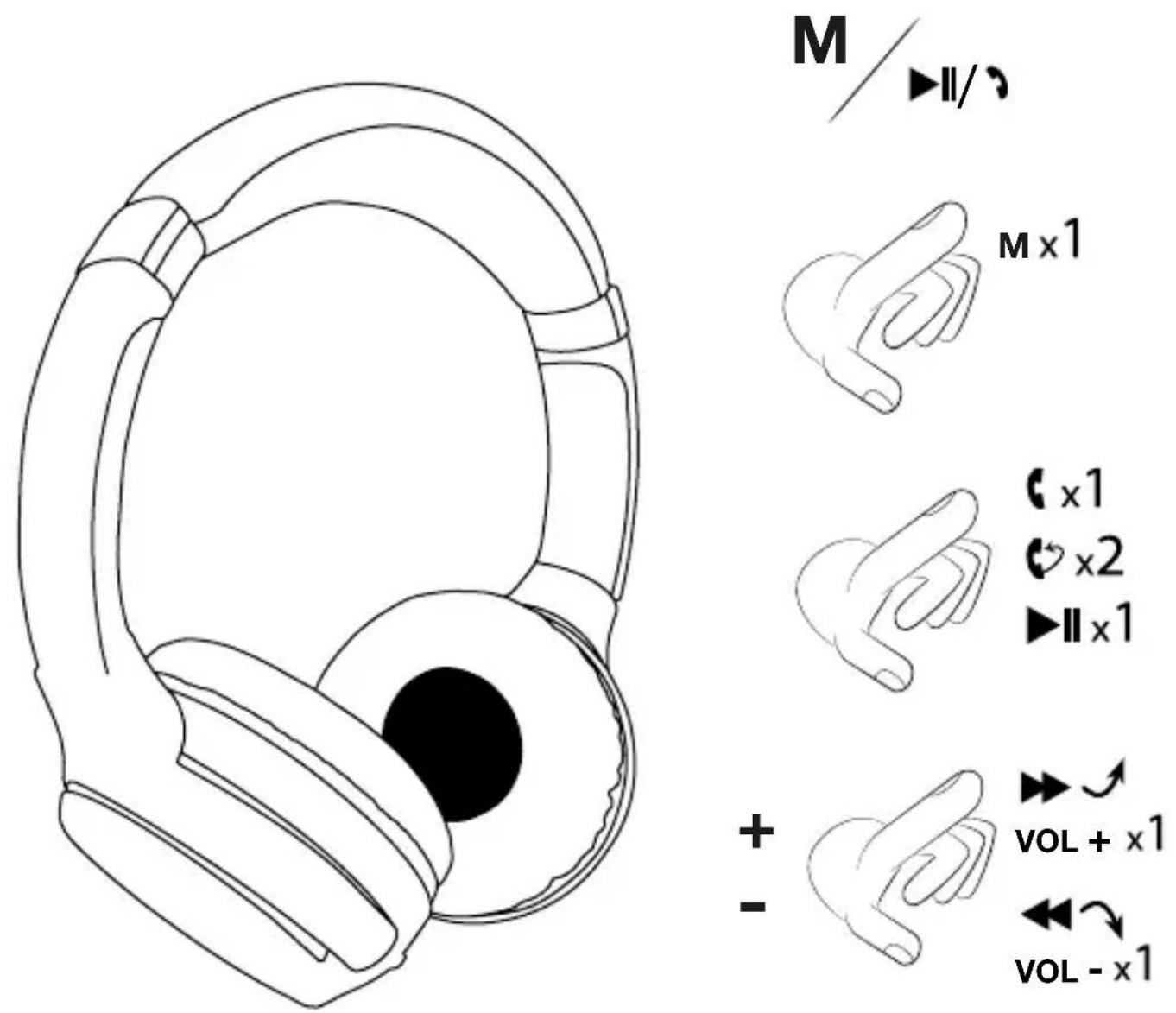 Mitzu MH-9074BK - BOTONES - 1