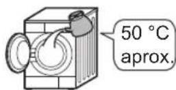 PANASONIC NA-148VB5WES - Evitar que se congele la manguera de suministro de agua - 2