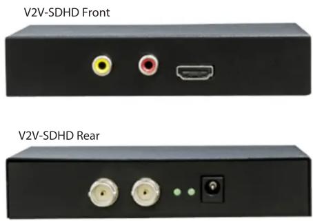V2V-SDHD Front V2V-SDHD Rear