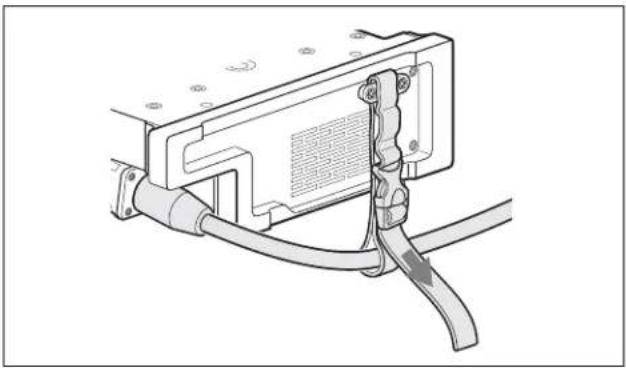 SONY HDFA-200 - Using the cable clamp belt - 3
