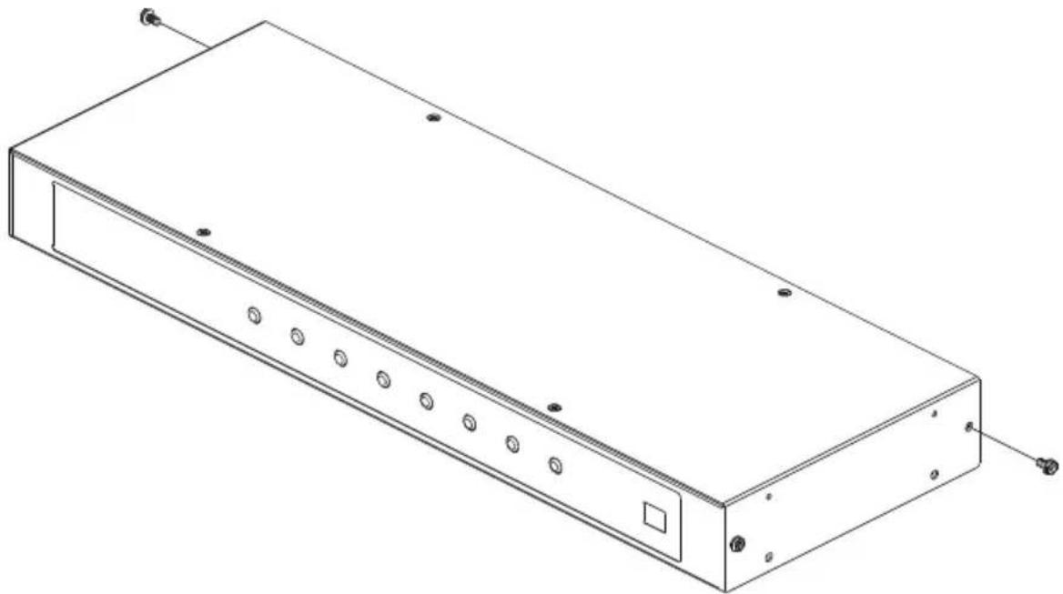 ATEN VS0801A - Rack Mounting - Rear - 1