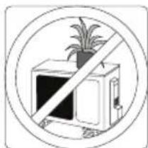 Symbolic illustration of a crossed-out refrigerator with a potted plant inside, enclosed in a circle (no text or symbols)