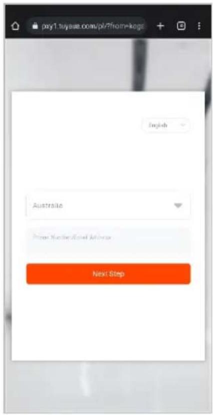 pxy1.tuyasb.com/pl?from-kogs English Australia Prior Number/Email Address Next Step