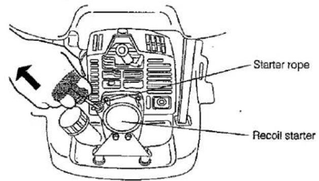 Starter rope Recoil starter