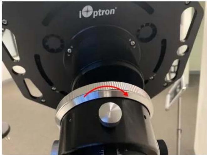 iOptron RC12 - If the focuser drawtube is fully extended and you are still unable to achieve focus you will need to install one or more extension rings. - 3
