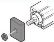 Festo EPCC-BS-32-75-3P-A - Fijar al vástago el elemento adosado - 5