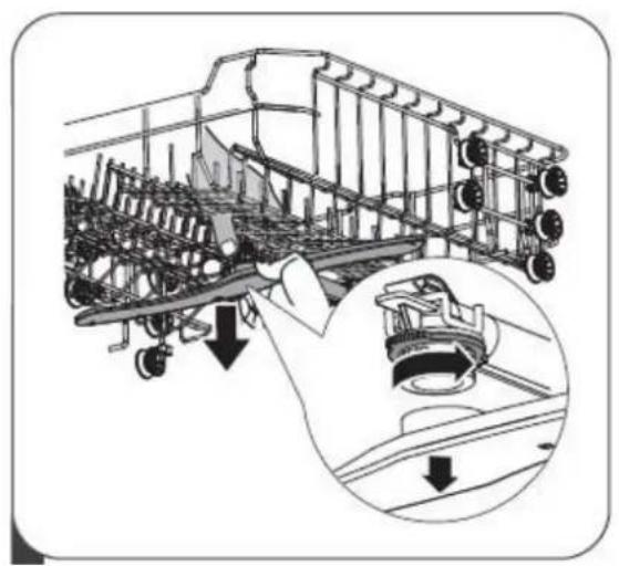 Master Kitchen MKDW FS457010 E WH E - Washing arms - 1