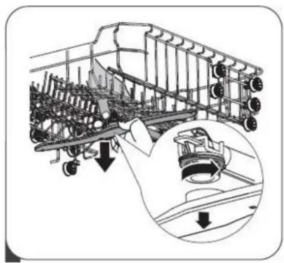 Master Kitchen MKDW FS457010 E WH E - Braccetti di lavaggio - 1