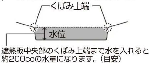 Yamazen YGME-FX100 - 遮熱板の断面図 - 1
