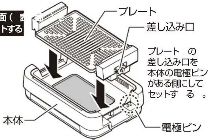 Yamazen YGME-FX100 - プレートをセットする - 1