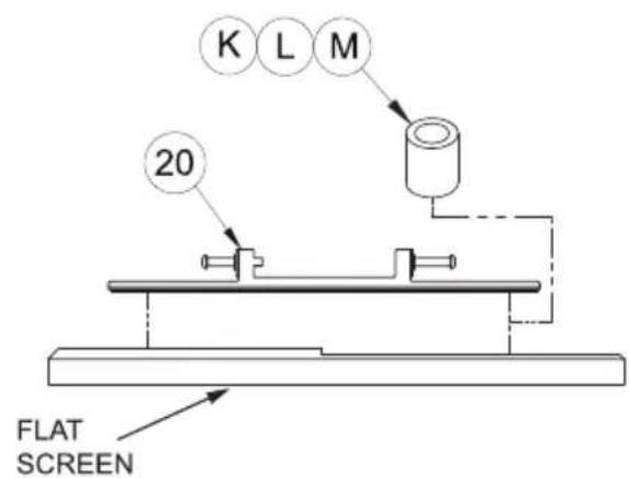 K L M 20 FLAT SCREEN